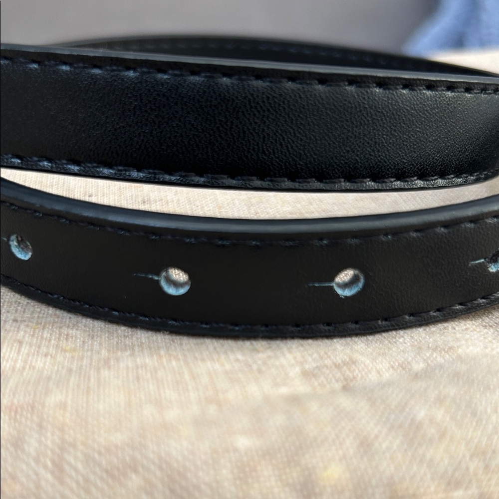 Black Belt with Gold Buckle - Picture 3 of 8